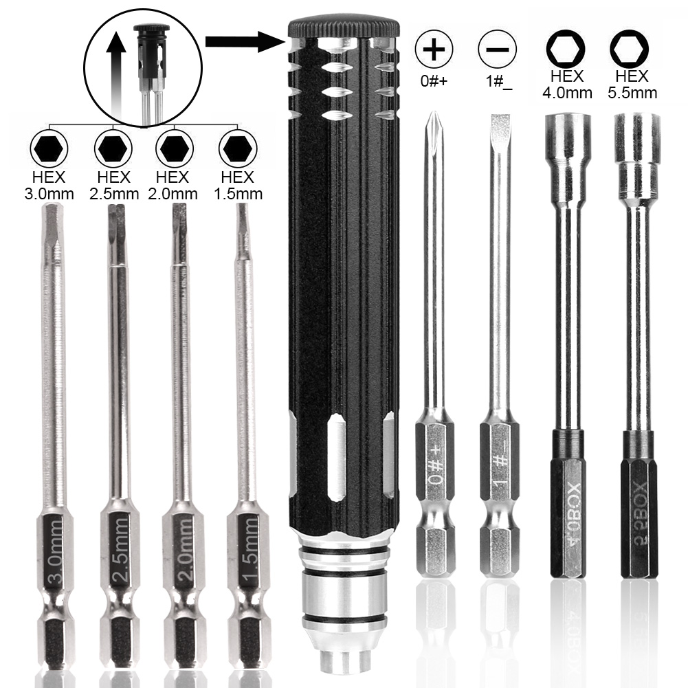 Rc Hobby Electric Screwdriver - Hobby Hardware Repair Tools Kit, chave