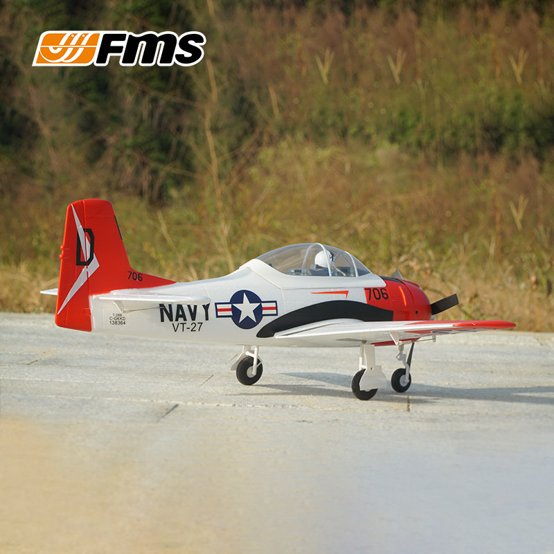 Rc Planes Horizon Hobby - Novo FMS T28 Trojan 800Mm Avião