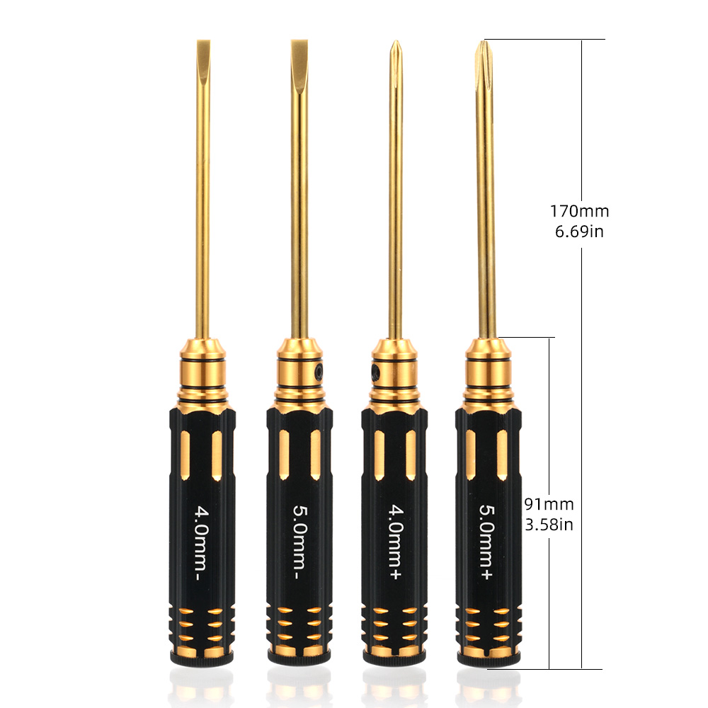 Rc Hobby Electric Screwdriver - Conjunto de 4 Chaves Allen Hexagonais