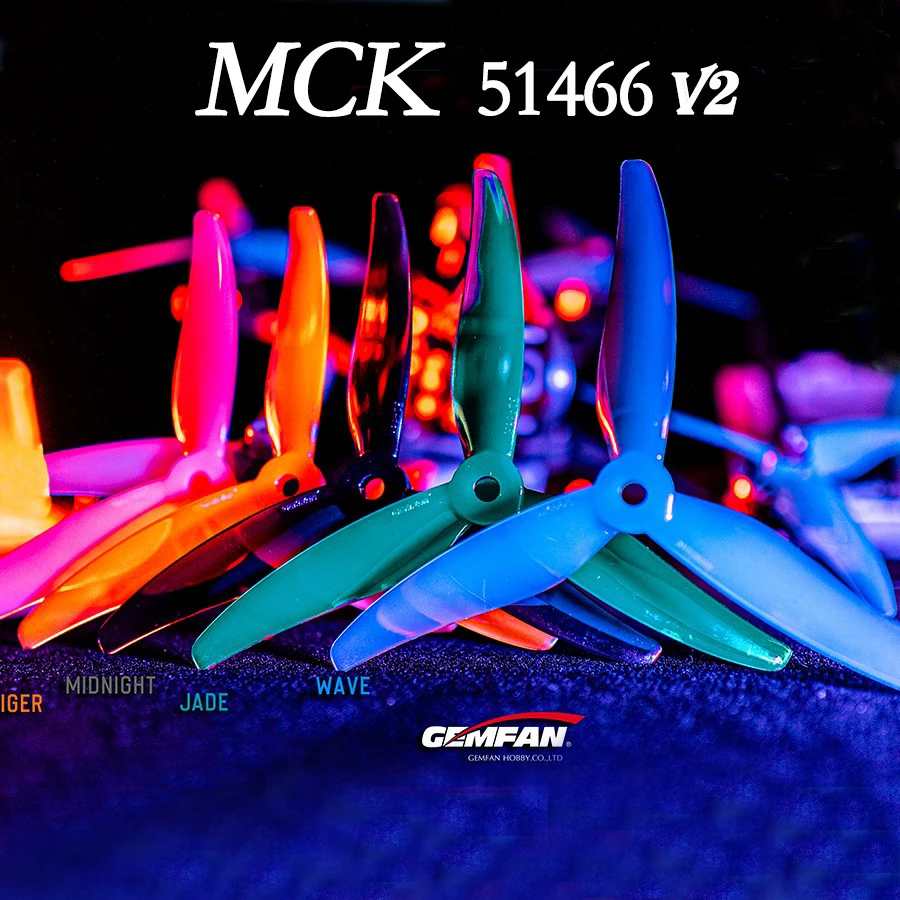 Rc Hobby Warehouse - 24 peças/12 pares gemfan 51466 v2