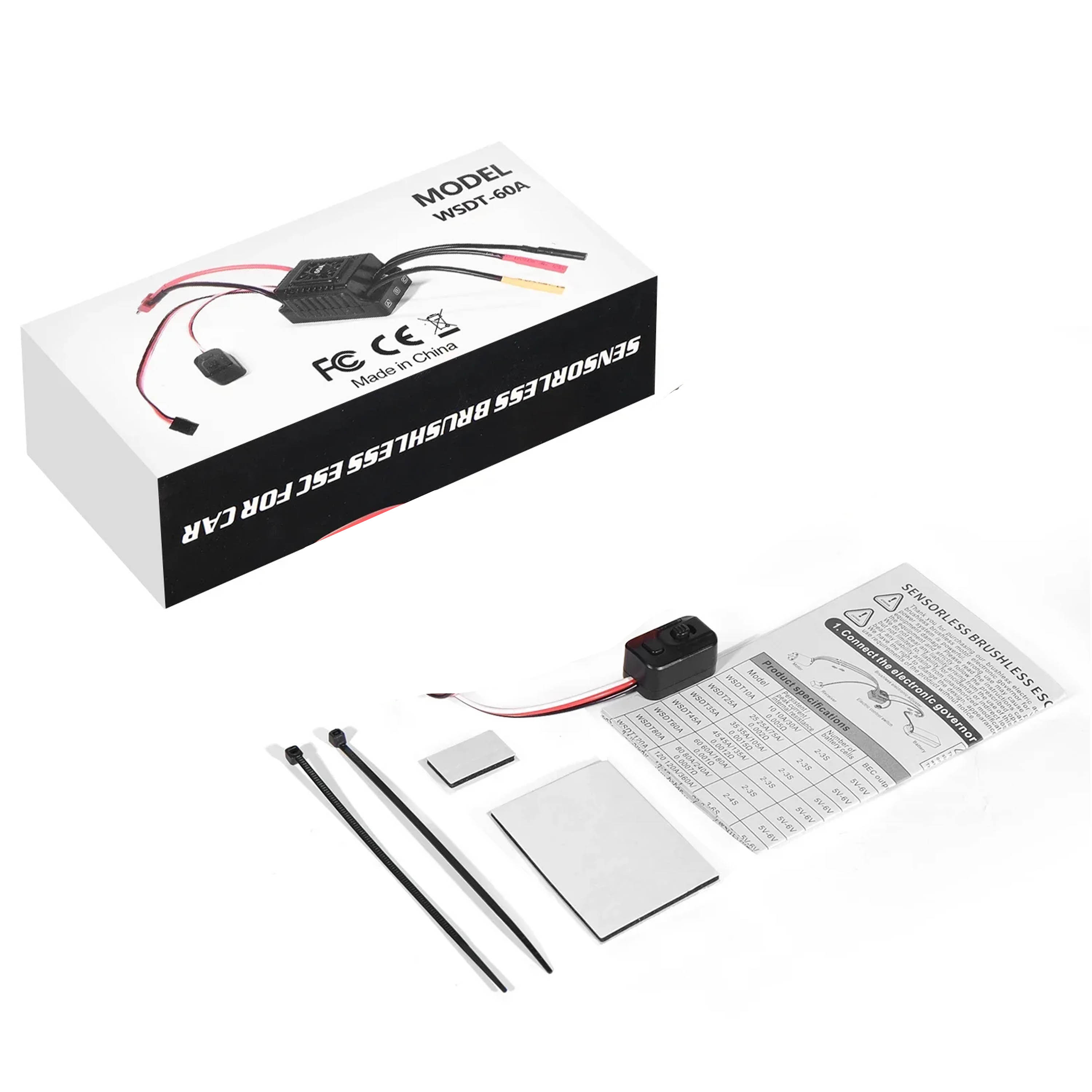 Esc Waterproof 60A - NEEBRC 45A 60A ESC Brushless à