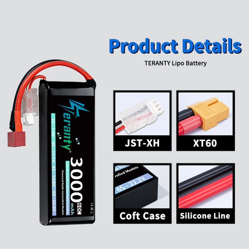 Bateria Lipo TERANTY 2S 3000mA - Rc Hobby De avaliação e preço