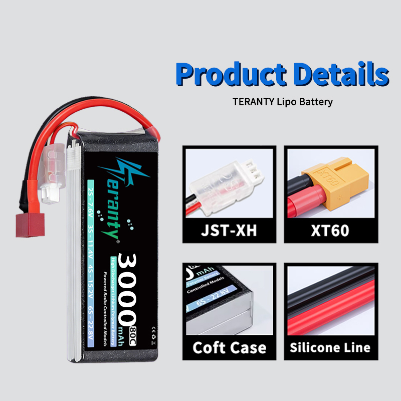 Bateria Lipo TERANTY 2S 3000mA - Rc Hobby De avaliação e preço