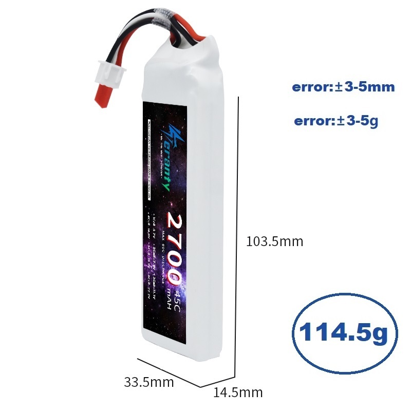 1/3 pçs 2s 7.4v bateria lipo 2 - Rc Hobby De avaliação e preço