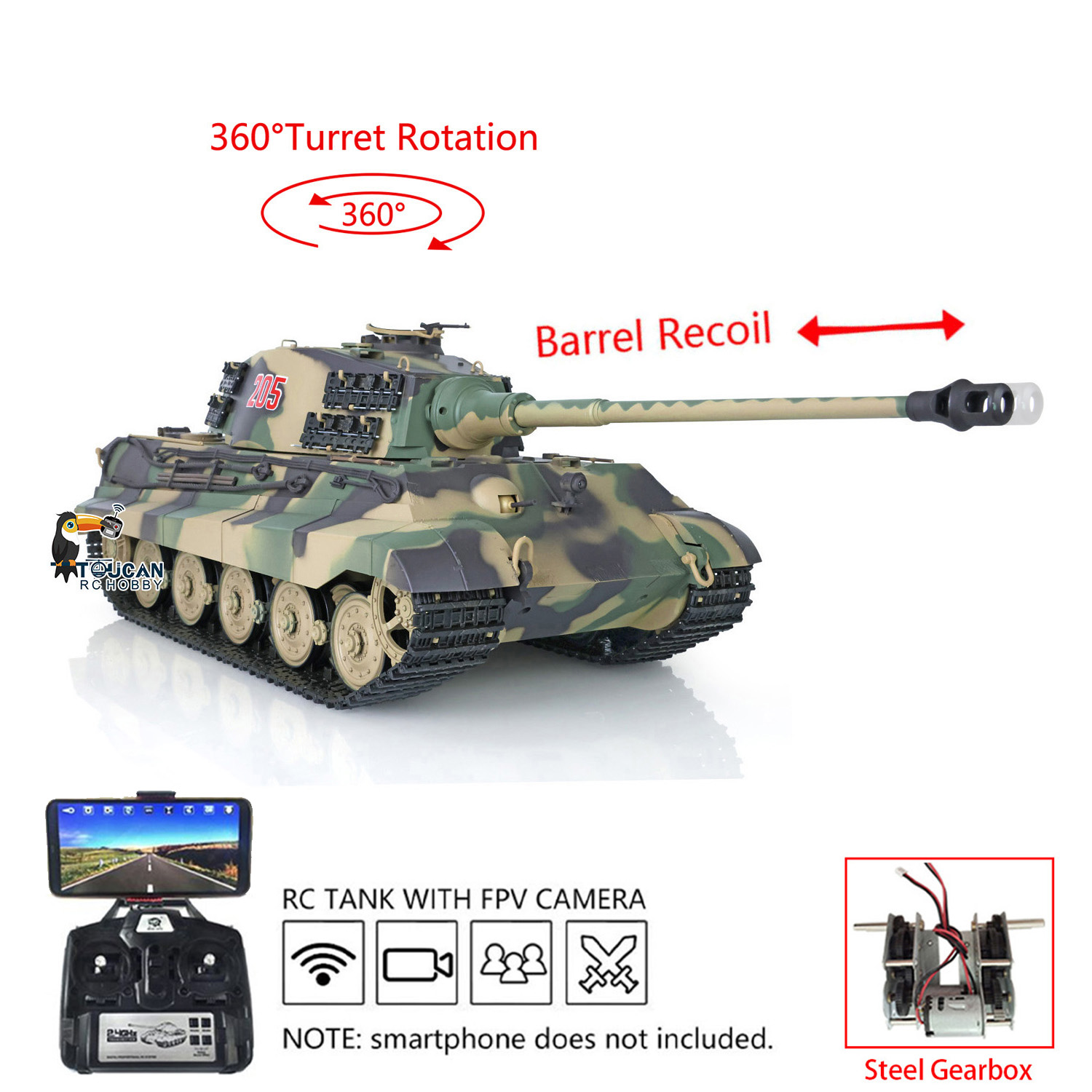 Brinquedos Heng Long Tanques R - Rc Hobby Kings avaliação e preço