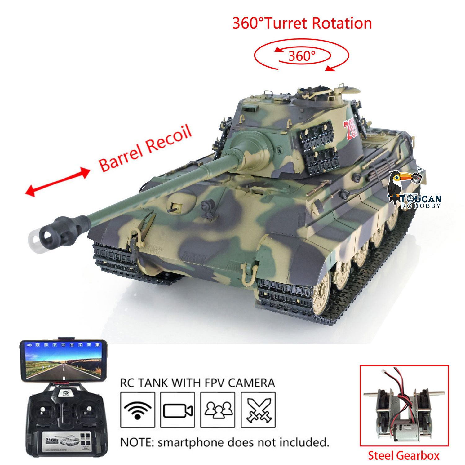 Brinquedos Heng Long Tanques R - Rc Hobby Kings avaliação e preço