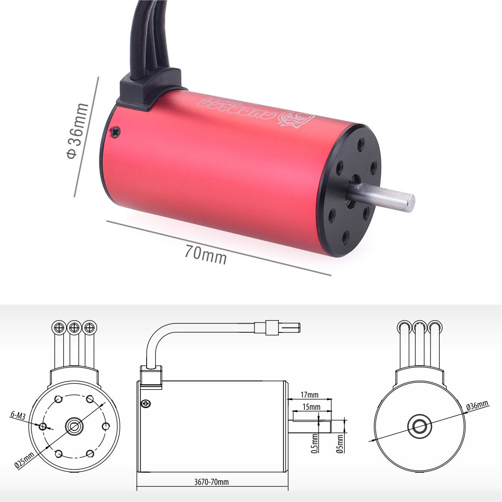 Motor Brushless SURPASS HOBBY  - Rc Hobby Kings avaliação e preço
