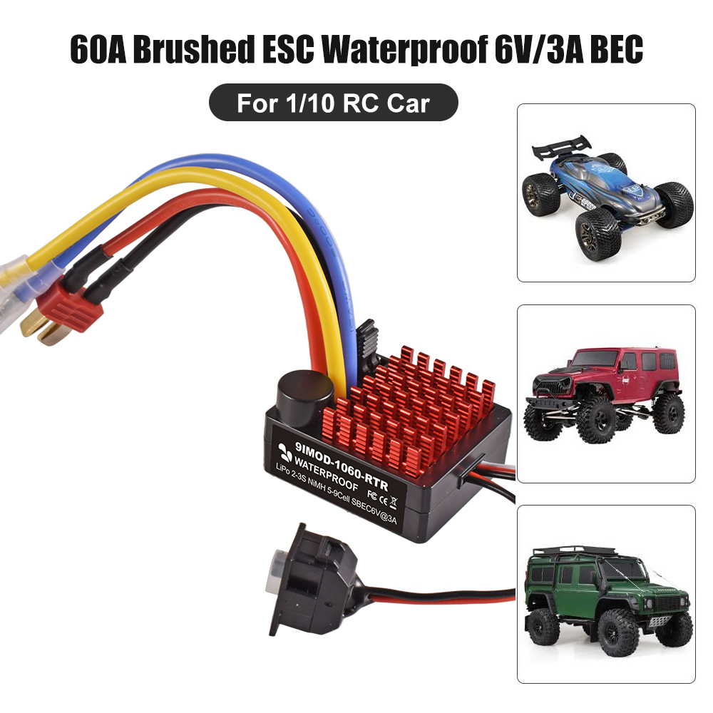9IMOD 1060 RTR 60A ESC Control - Esc Waterproof 60A avaliação e preço