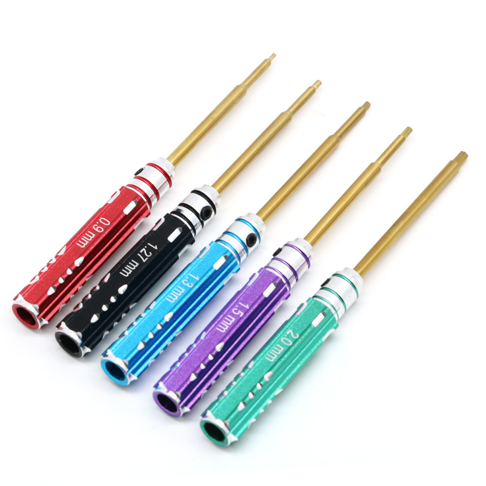 5 pçs/set RC Mini 0.9mm 1.27mm - Rc Hobby Electric Screwdriver avaliação e preço